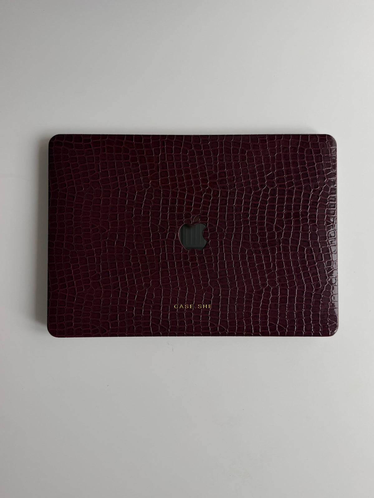 ЧОХОЛ ДЛЯ MACBOOK "GATOR SKIN" БУРГУНДІ ГЛЯНЦЕВИЙ