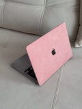 Рожевий чохол-накладка «Замшева м’якість» для MacBook з м’якою ворсистою фактурою