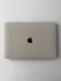 Молочний чохол Shine Grid для MacBook — вигляд зверху на кришку
